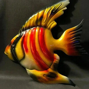 Set of 3 Metal Fish Wall Decor Art Indoor/Outdoor